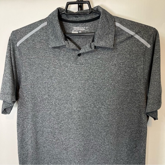 Nike Golf Tour Performance Grey Polo Shirt Size Large Mens - Picture 2 of 4